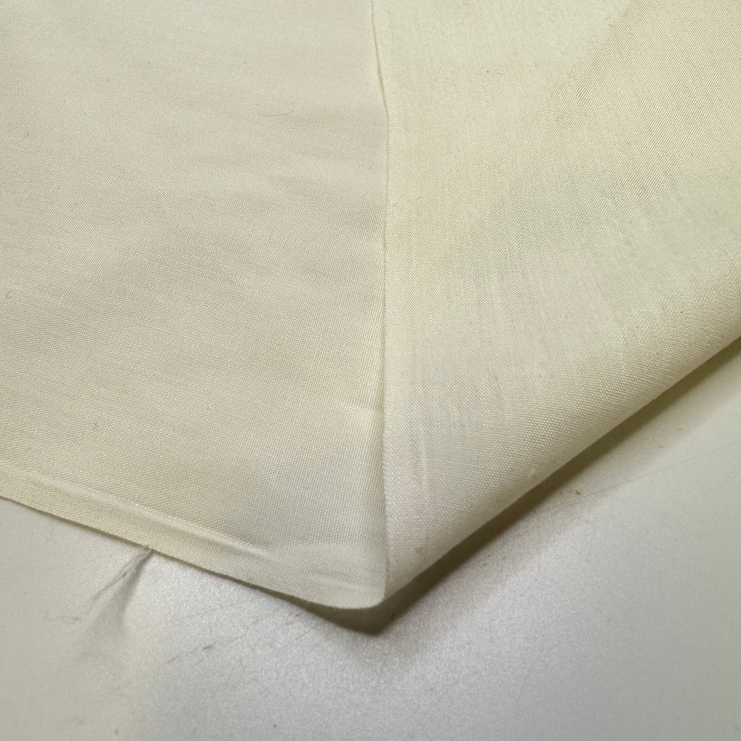 Making Paper Snowflakes - Polyester Blend Woven - Cream - 3.7M Bundle - True Deadstock fabric Fabric by private - Sustainable Textile | FABCYCLE