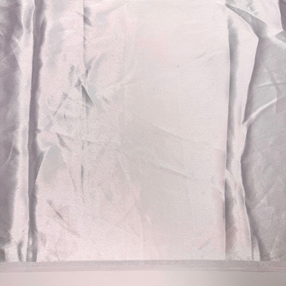 Making Snow Cones - Satin Poly Woven - White - 1.35M Bundle - True Deadstock fabric Fabric by private - Sustainable Textile | FABCYCLE