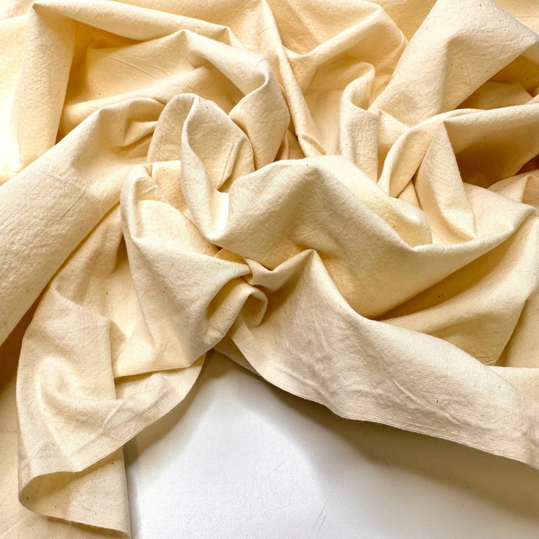 Making Tote Bags - Cotton Woven - Dark Cream - 1.2M Bundle - True Deadstock fabric Fabric by private - Sustainable Textile | FABCYCLE