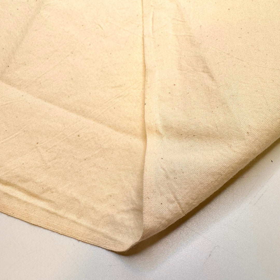 Making Tote Bags - Cotton Woven - Dark Cream - 1.2M Bundle - True Deadstock fabric Fabric by private - Sustainable Textile | FABCYCLE
