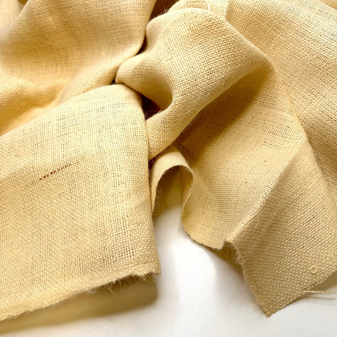 Making Wedding Favours - Natural Blend Woven - Light Beige - 0.9M Bundle - True Deadstock fabric Fabric by private - Sustainable Textile | FABCYCLE