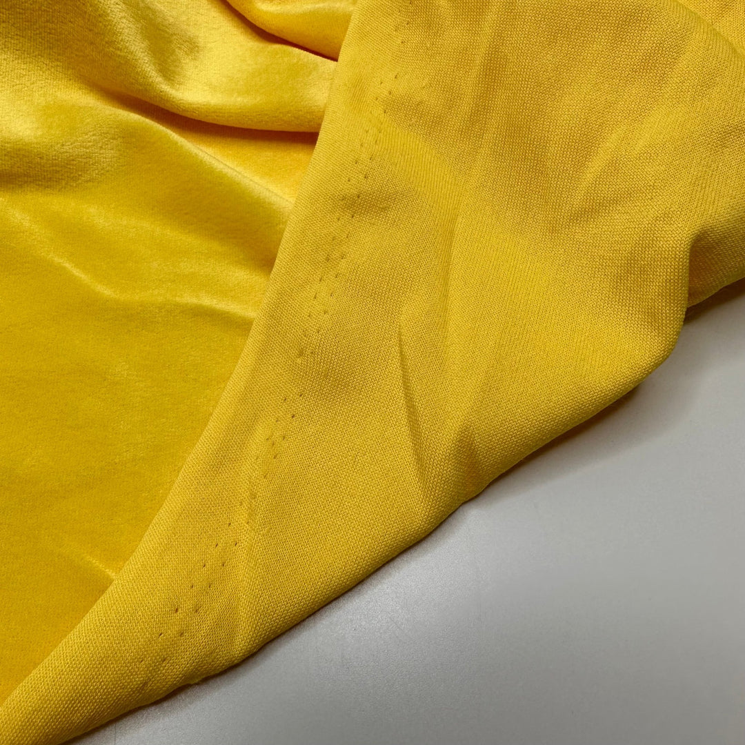 Mango Sushi - Knitted Velour Poly Knit - Yellow - 3.5M Bundle - True Deadstock fabric Fabric by private - Sustainable Textile | FABCYCLE