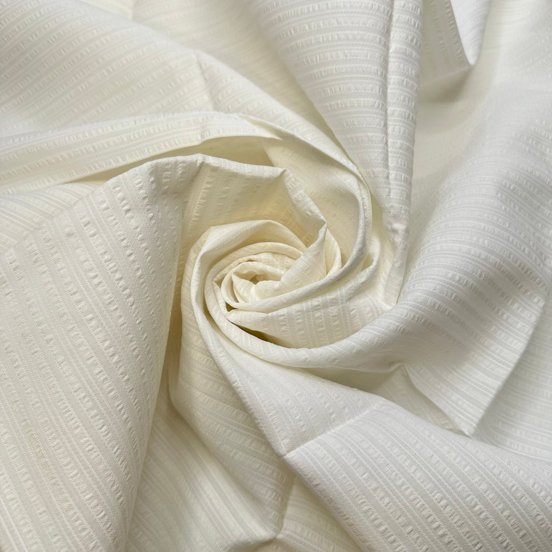 Marble Statues - Cotton Blend Woven - Light Cream - 0.9M Bundle - True Deadstock fabric Fabric by private - Sustainable Textile | FABCYCLE