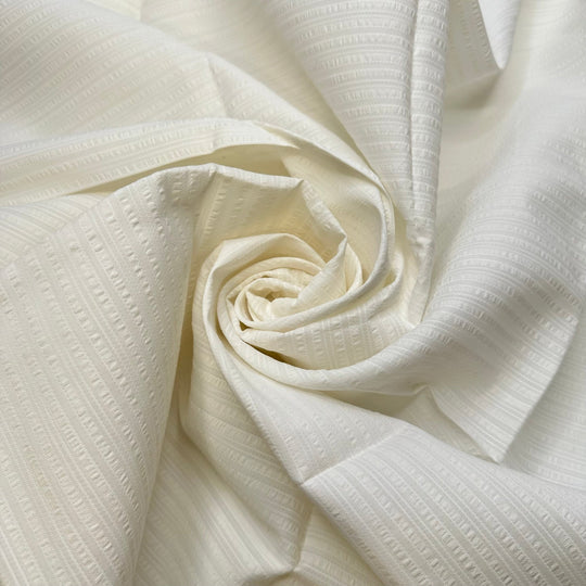 Marble Statues - Cotton Blend Woven - Light Cream - 0.9M Bundle - True Deadstock fabric Fabric by private - Sustainable Textile | FABCYCLE