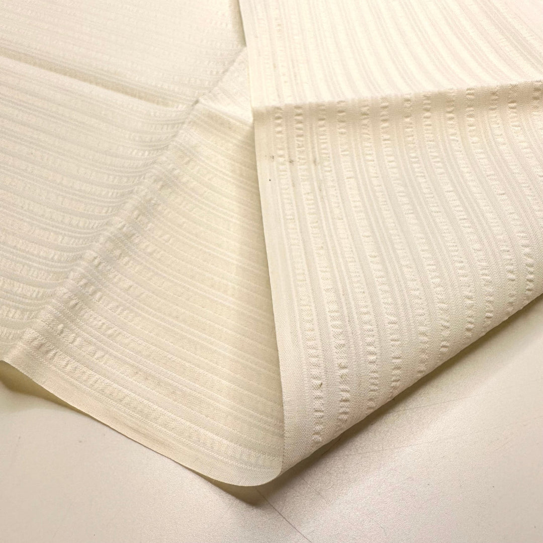 Marble Statues - Cotton Blend Woven - Light Cream - 0.9M Bundle - True Deadstock fabric Fabric by private - Sustainable Textile | FABCYCLE