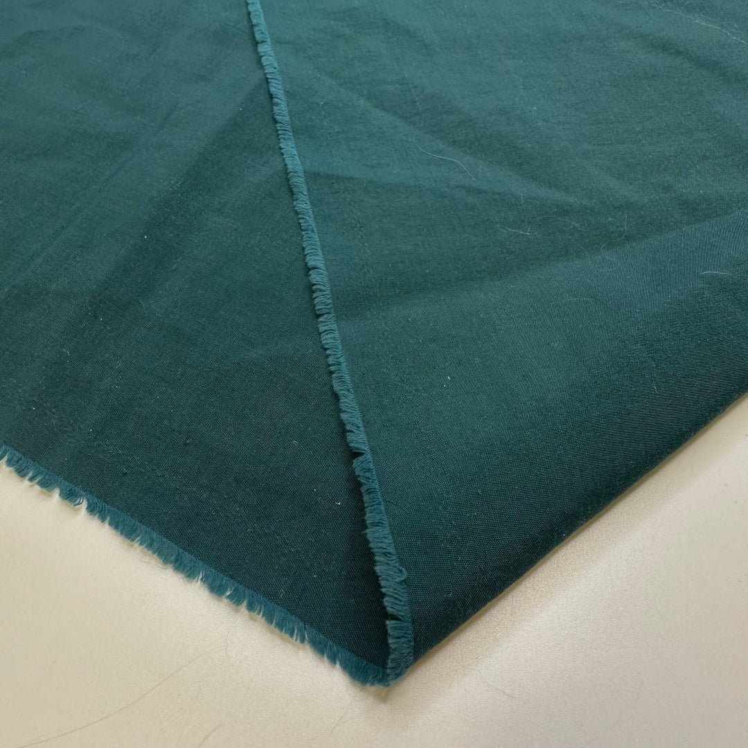 Marine Biologist - Polyester Blend Woven - Dark Teal - 1.75M Bundle - True Deadstock fabric Fabric by private - Sustainable Textile | FABCYCLE