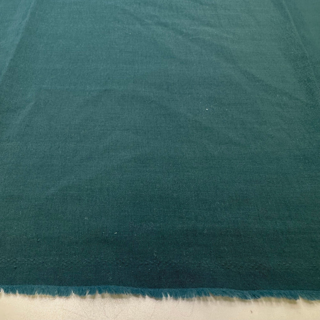 Marine Biologist - Polyester Blend Woven - Dark Teal - 1.75M Bundle - True Deadstock fabric Fabric by private - Sustainable Textile | FABCYCLE