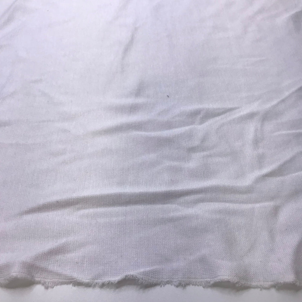 Marshmallow Cake Pop - Natural Blend Knit - White - 2.75M Bundle - True Deadstock fabric Fabric by private - Sustainable Textile | FABCYCLE