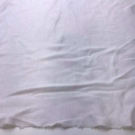 Marshmallow Cake Pop - Natural Blend Knit - White - 2.75M Bundle - True Deadstock fabric Fabric by private - Sustainable Textile | FABCYCLE