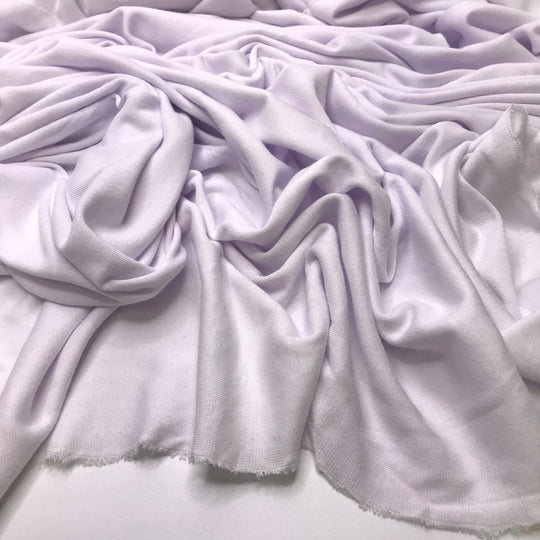 Marshmallow Cake Pop - Natural Blend Knit - White - 2.75M Bundle - True Deadstock fabric Fabric by private - Sustainable Textile | FABCYCLE