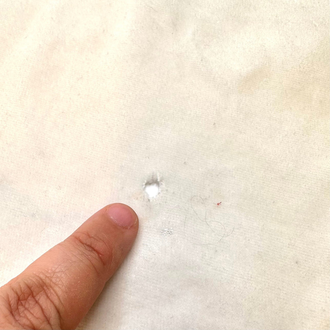 Marshmallows - Cotton Blend Knit - Light Cream - 1M Bundle - True Deadstock fabric Fabric by private - Sustainable Textile | FABCYCLE