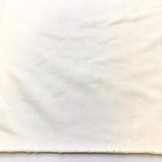 Marshmallows - Cotton Blend Knit - Light Cream - 1M Bundle - True Deadstock fabric Fabric by private - Sustainable Textile | FABCYCLE