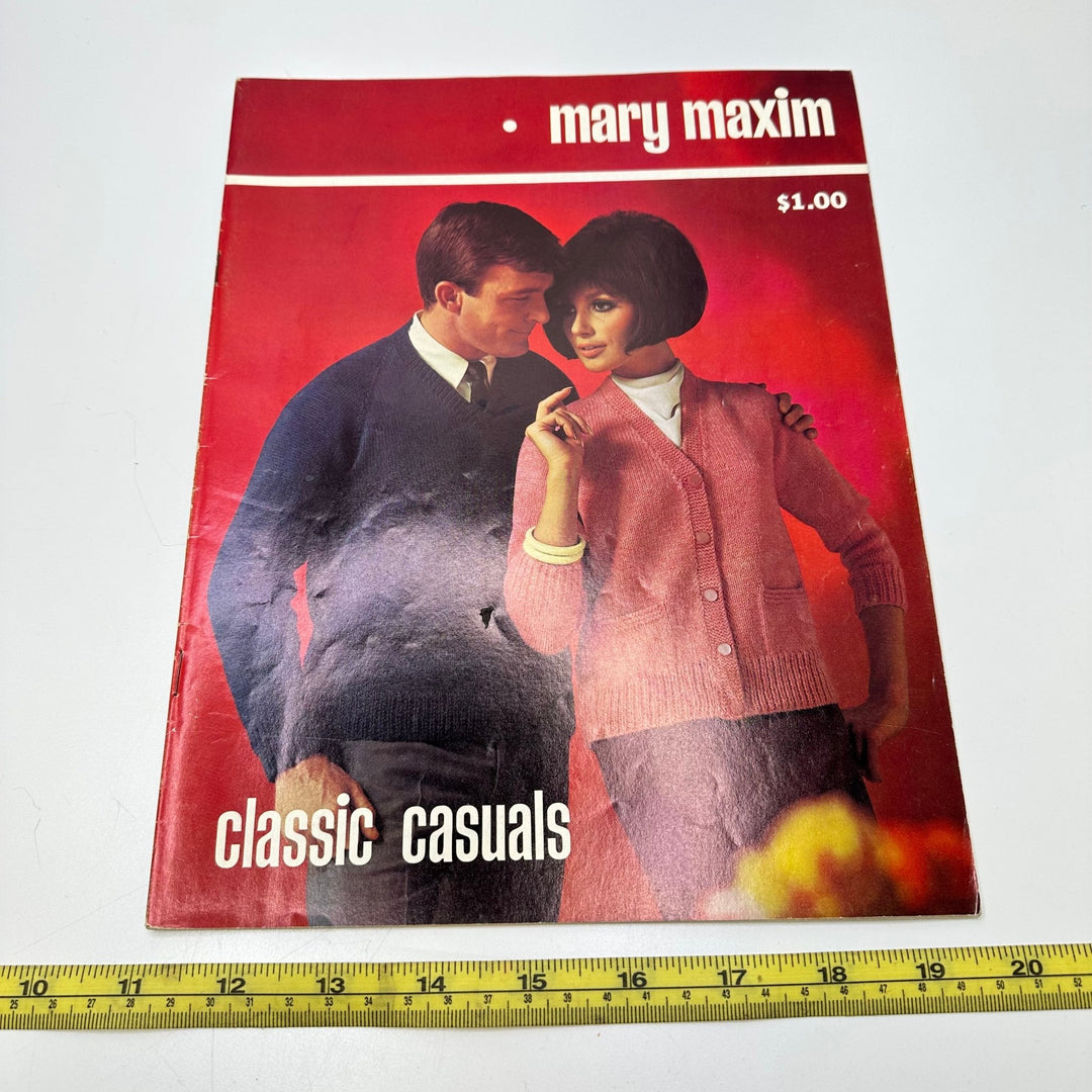 Mary Maxim Classic Casuals Books - Red Multi - Individual - True Deadstock supplies Fabric by private - Sustainable Textile | FABCYCLE