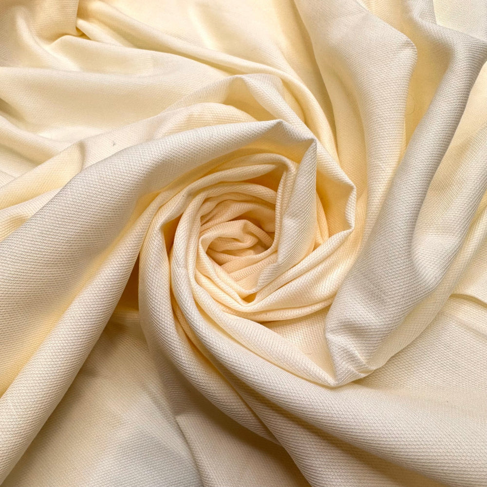 Mashed Potatoes - Cotton Woven - Cream - 2.3M Bundle - True Deadstock fabric Fabric by private - Sustainable Textile | FABCYCLE