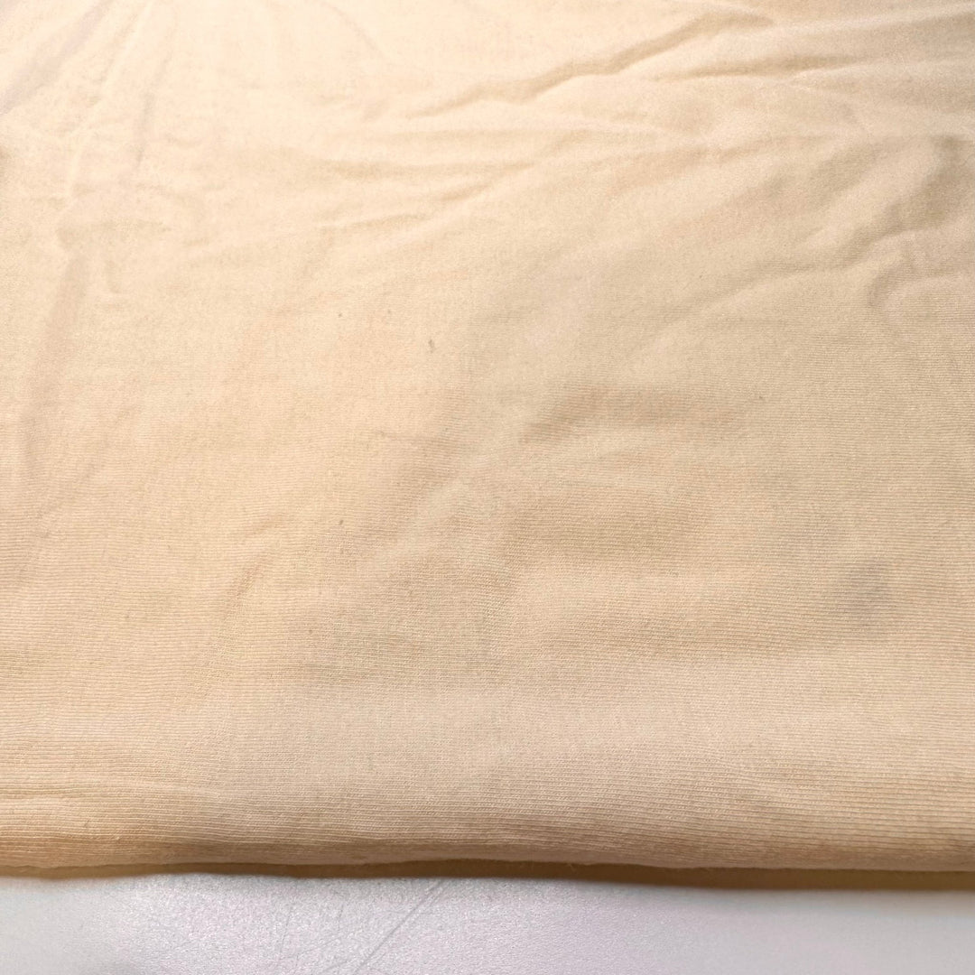 Mashed Potatoes - Jersey Cotton Blend Knit - Dark Cream - 2.3M Bundle - True Deadstock fabric Fabric by private - Sustainable Textile | FABCYCLE