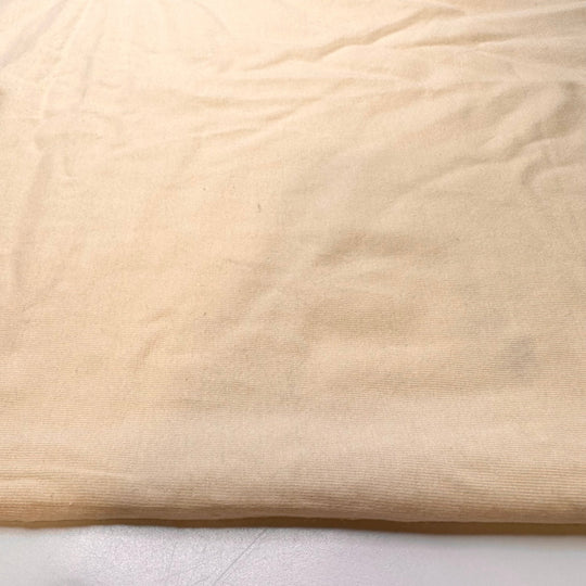 Mashed Potatoes - Jersey Cotton Blend Knit - Dark Cream - 2.3M Bundle - True Deadstock fabric Fabric by private - Sustainable Textile | FABCYCLE