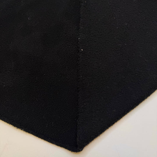 Matambre - Fleece Acrylic Knit - Black - 1M Bundle - True Deadstock fabric Fabric by private - Sustainable Textile | FABCYCLE