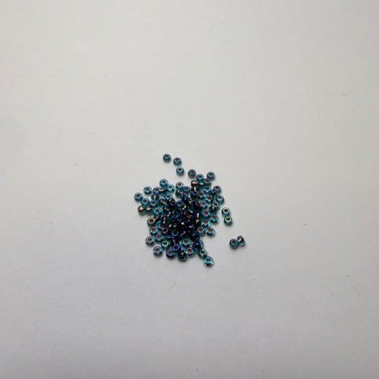Matte Glass Seed Beads Beads - Green/Blue - 400 Pack - True Deadstock supplies Fabric by private - Sustainable Textile | FABCYCLE