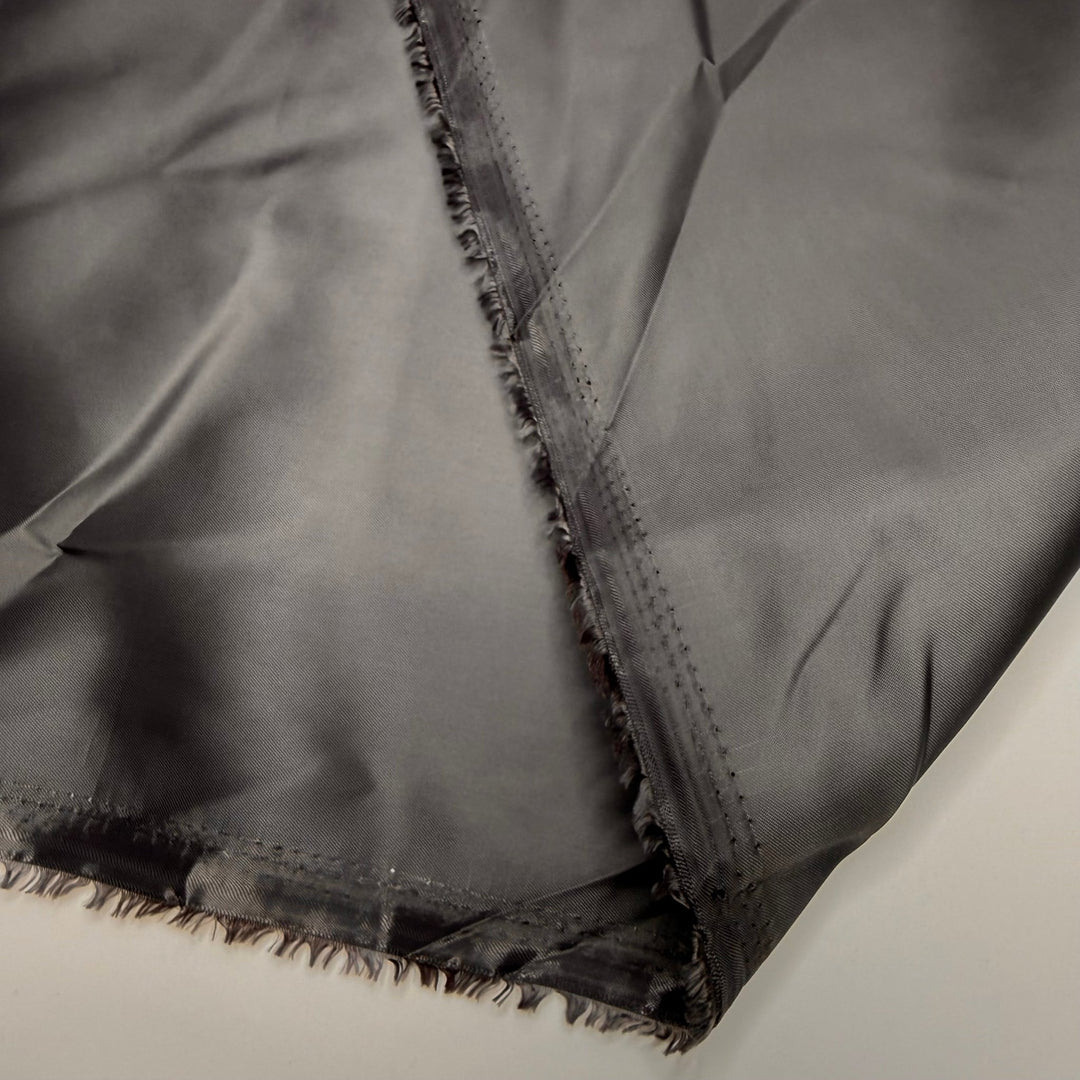 Meeting New Makers - Polyester Blend Woven - Dark Grey - 2M Bundle - True Deadstock fabric Fabric by private - Sustainable Textile | FABCYCLE