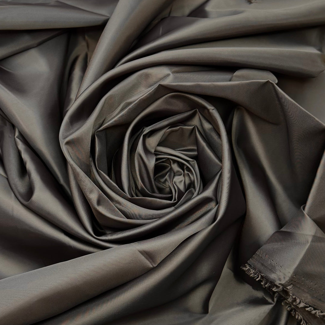 Meeting New Makers - Polyester Blend Woven - Dark Grey - 2M Bundle - True Deadstock fabric Fabric by private - Sustainable Textile | FABCYCLE