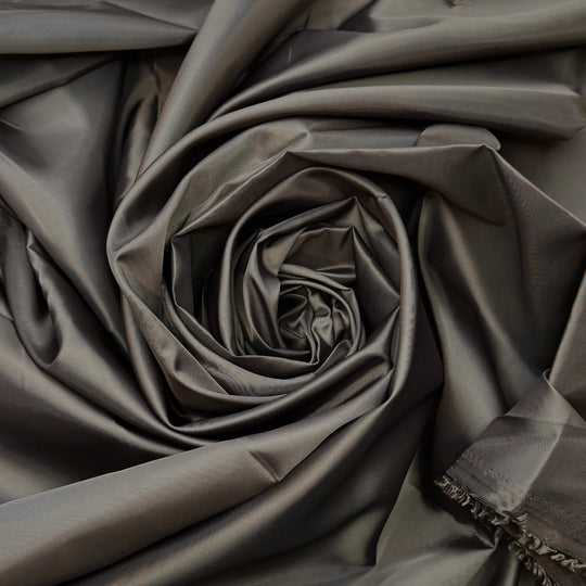 Meeting New Makers - Polyester Blend Woven - Dark Grey - 2M Bundle - True Deadstock fabric Fabric by private - Sustainable Textile | FABCYCLE
