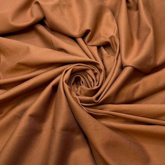 Meeting The Captain - Polyester Blend Woven - Dark Beige - 1.15M Bundle - True Deadstock fabric Fabric by private - Sustainable Textile | FABCYCLE