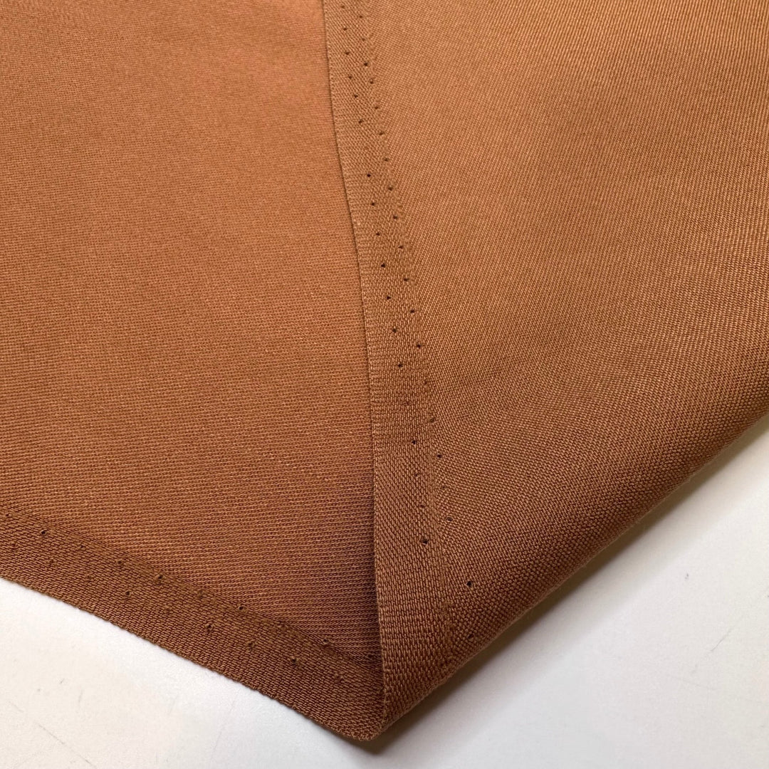 Meeting The Captain - Polyester Blend Woven - Dark Beige - 1.15M Bundle - True Deadstock fabric Fabric by private - Sustainable Textile | FABCYCLE