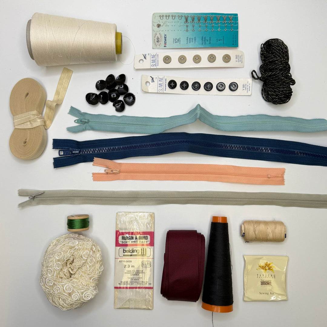 Menswear Mogul - Supplies Grab Bag - Multi - Pack - True Deadstock supplies Fabric by private - Sustainable Textile | FABCYCLE
