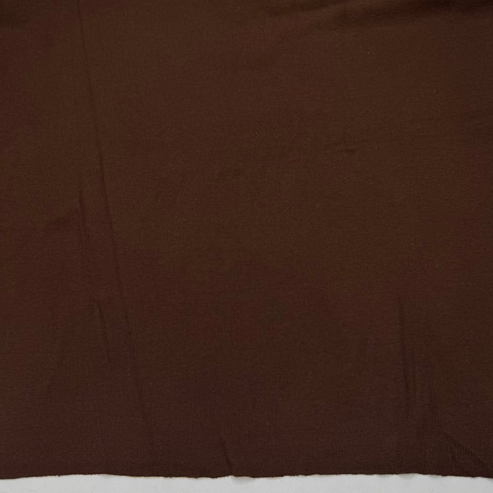 Mermaid Is My Dream Job - Rib Knit Cotton Blend Knit - Brown - 1.2M Bundle - True Deadstock fabric Fabric by private - Sustainable Textile | FABCYCLE