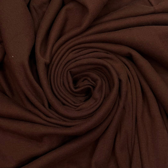 Mermaid Is My Dream Job - Rib Knit Cotton Blend Knit - Brown - 1.2M Bundle - True Deadstock fabric Fabric by private - Sustainable Textile | FABCYCLE