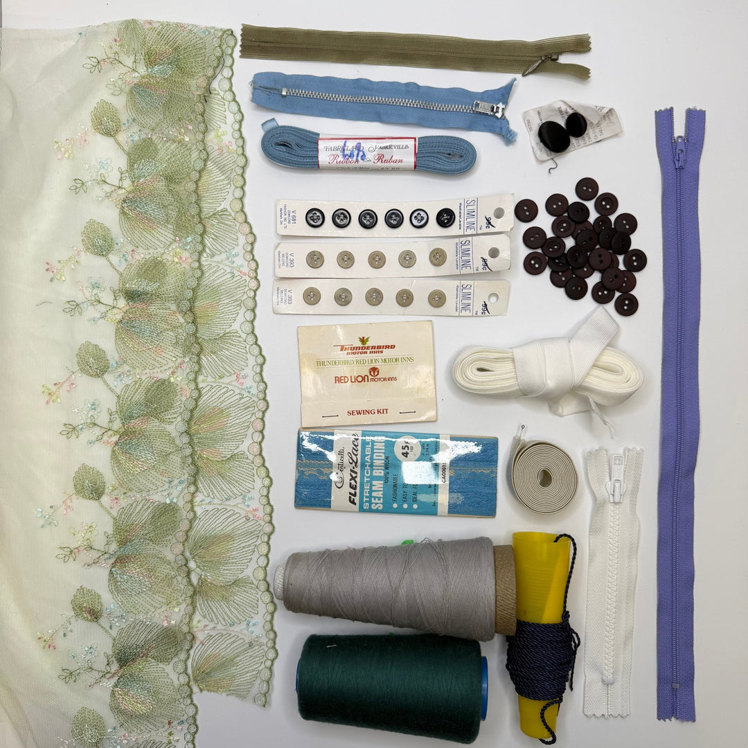 Mermaids - Supplies Grab Bag - Multi - Pack - True Deadstock supplies Fabric by private - Sustainable Textile | FABCYCLE