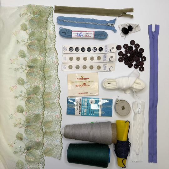 Mermaids - Supplies Grab Bag - Multi - Pack - True Deadstock supplies Fabric by private - Sustainable Textile | FABCYCLE