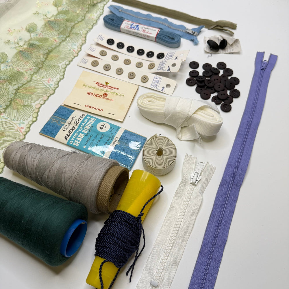 Mermaids - Supplies Grab Bag - Multi - Pack - True Deadstock supplies Fabric by private - Sustainable Textile | FABCYCLE