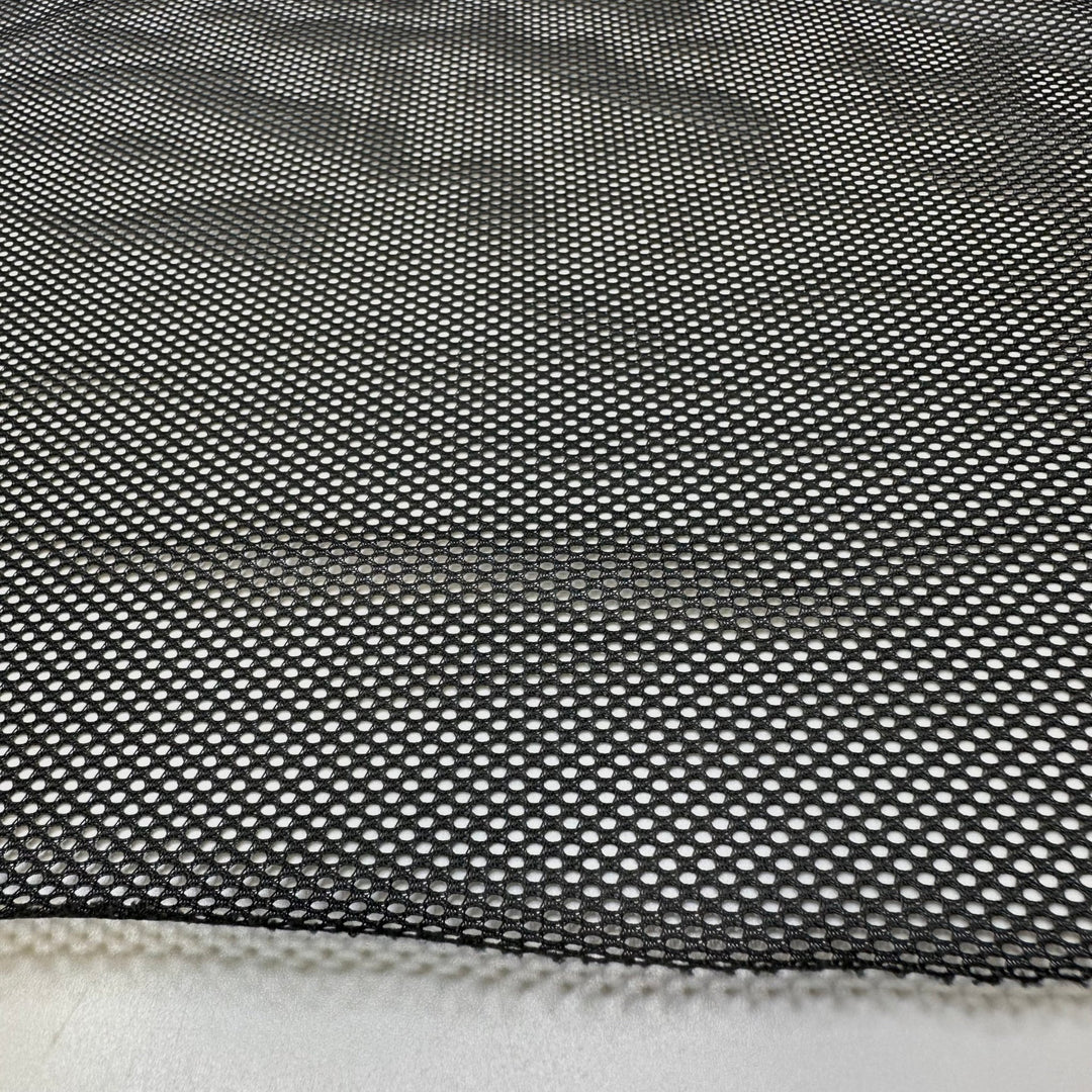Mesh - y Breakup - Mesh Polyester Blend Knit - Black - 1.35M Bundle - True Deadstock fabric Fabric by private - Sustainable Textile | FABCYCLE