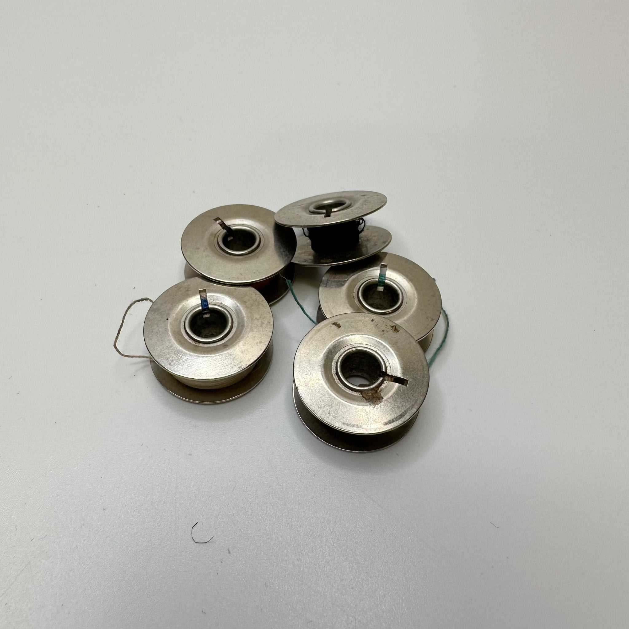 metal-bobbins-with-thread-tools-silver-multi-5-pack-true-deadstock ...