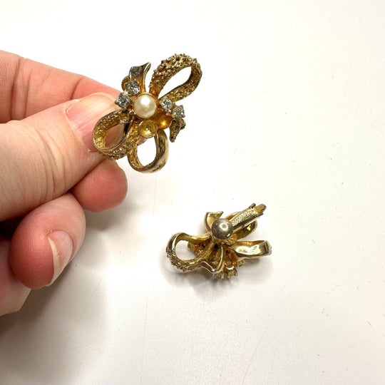 Metal Clip On Earrings Costume Jewelry - Gold Multi - 3 Pack - True Deadstock supplies Fabric by private - Sustainable Textile | FABCYCLE