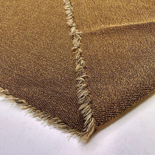 Metal Detecting On The Beach - Tweed Polyester Blend Woven - Beige - Bundles - True Deadstock fabric Fabric by private - Sustainable Textile | FABCYCLE