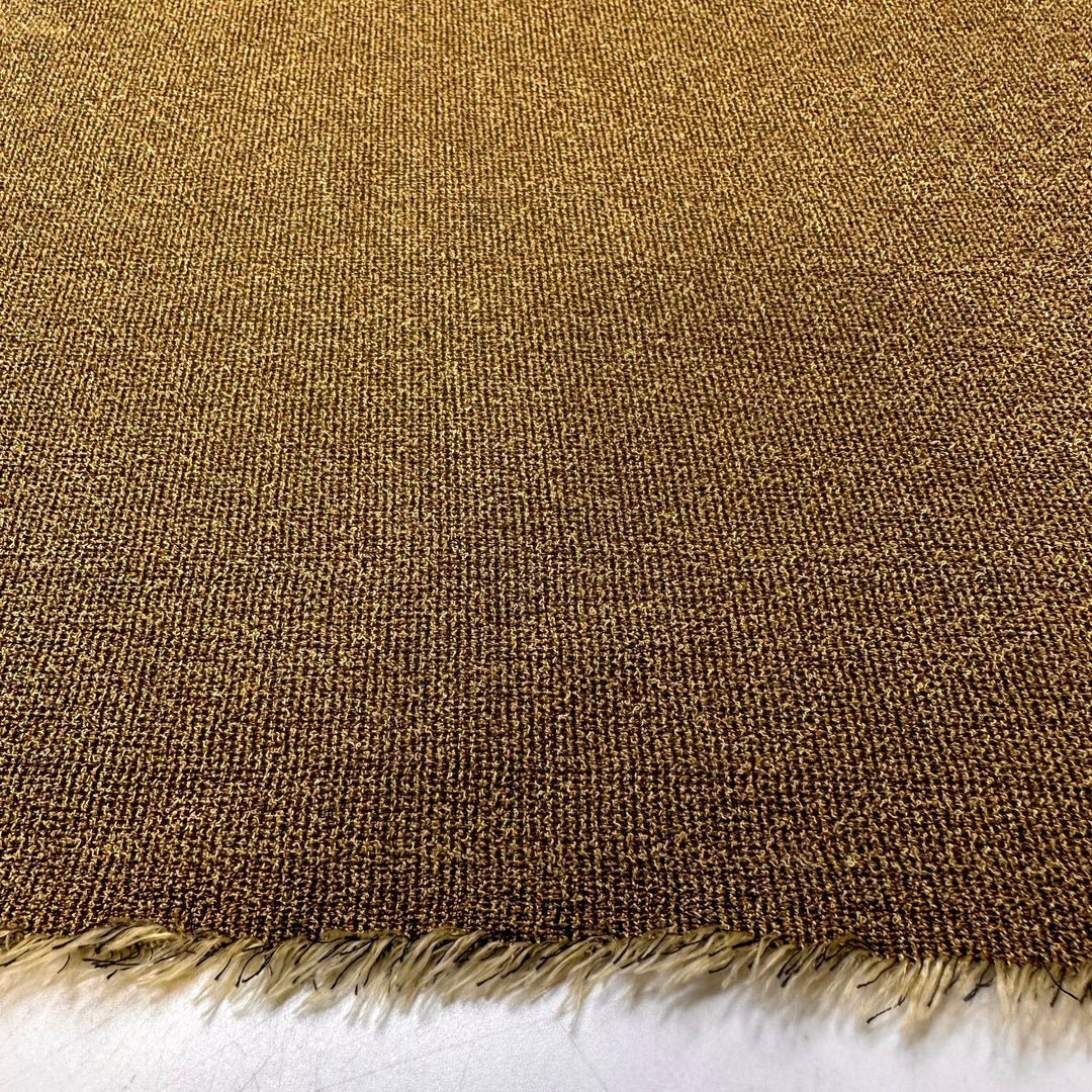 Metal Detecting On The Beach - Tweed Polyester Blend Woven - Beige - Bundles - True Deadstock fabric Fabric by private - Sustainable Textile | FABCYCLE