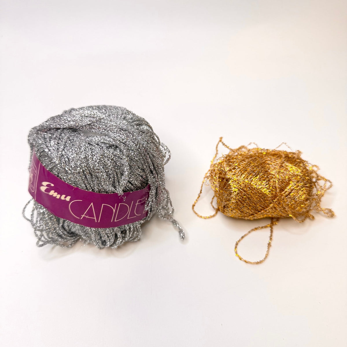 Metallic Yarn - Gold/Silver - 2 Pack - True Deadstock supplies Fabric by private - Sustainable Textile | FABCYCLE