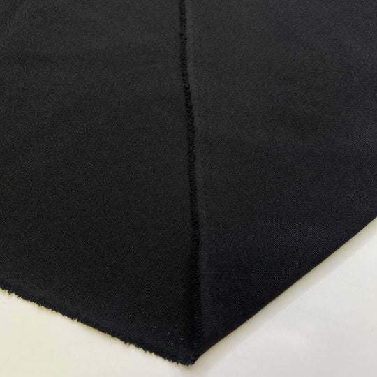 Micheal Scorn - Polyester Blend Woven - Black - 1.85M Bundle - True Deadstock fabric Fabric by private - Sustainable Textile | FABCYCLE