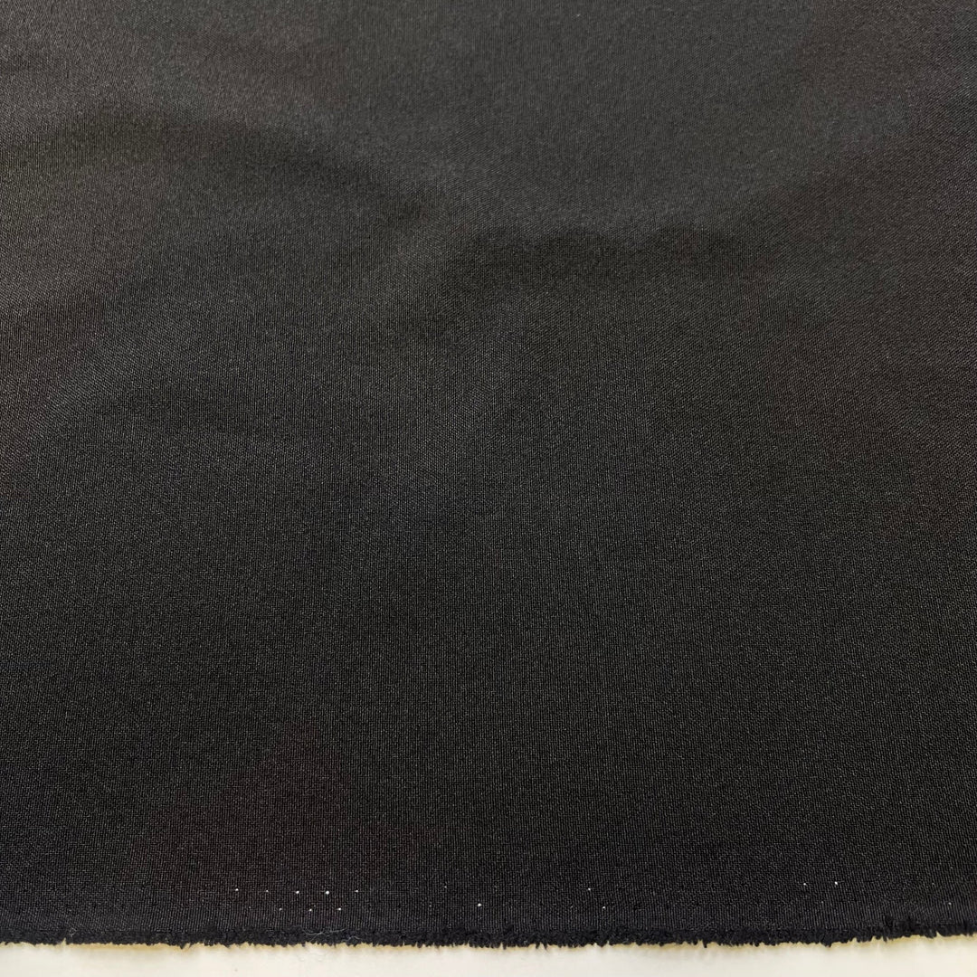 Micheal Scorn - Polyester Blend Woven - Black - 1.85M Bundle - True Deadstock fabric Fabric by private - Sustainable Textile | FABCYCLE