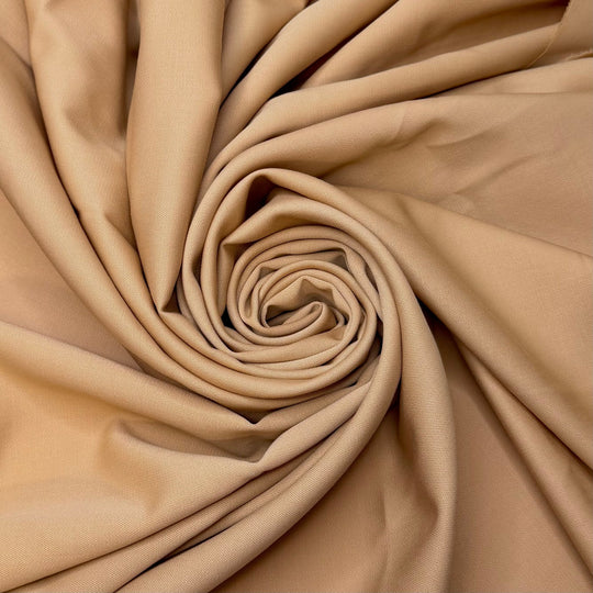 Microlite - Wool Woven - Light Beige - 1.5M Bundle - True Deadstock fabric Fabric by private - Sustainable Textile | FABCYCLE