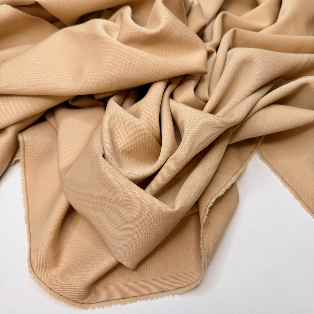 Microlite - Wool Woven - Light Beige - 1.5M Bundle - True Deadstock fabric Fabric by private - Sustainable Textile | FABCYCLE