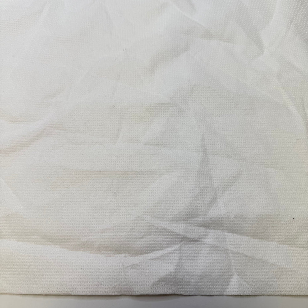 Microwaving Marshmallows - Interfacing Poly Knit - White - Bundles - True Deadstock fabric Fabric by private - Sustainable Textile | FABCYCLE