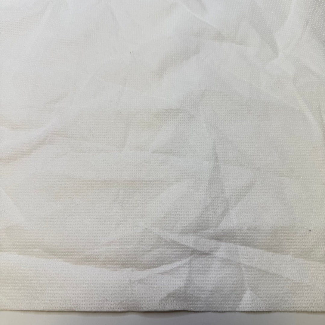 Microwaving Marshmallows - Interfacing Poly Knit - White - Bundles - True Deadstock fabric Fabric by private - Sustainable Textile | FABCYCLE