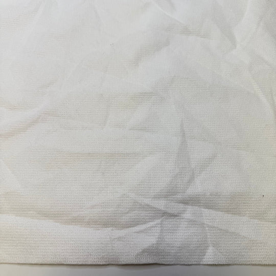 Microwaving Marshmallows - Interfacing Poly Knit - White - Bundles - True Deadstock fabric Fabric by private - Sustainable Textile | FABCYCLE