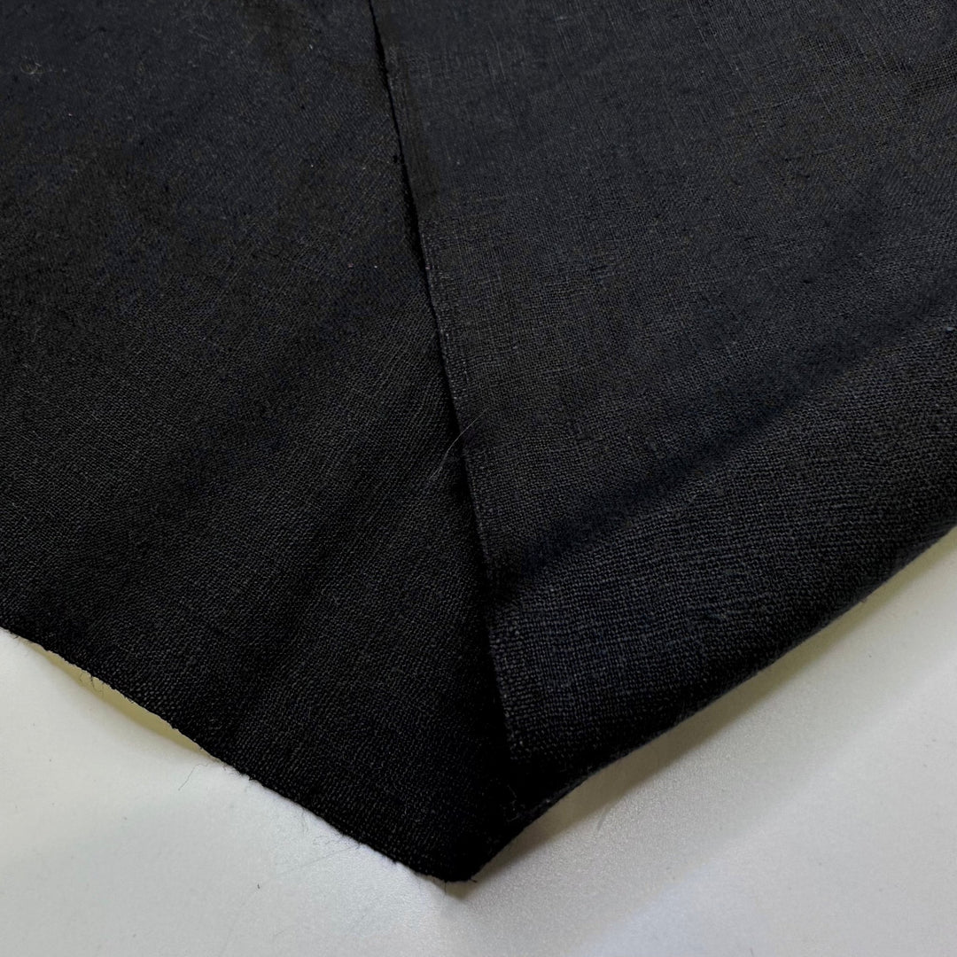 Midnight On The Beach - Cotton Blend Woven - Black - 3.5M Bundle - True Deadstock fabric Fabric by private - Sustainable Textile | FABCYCLE