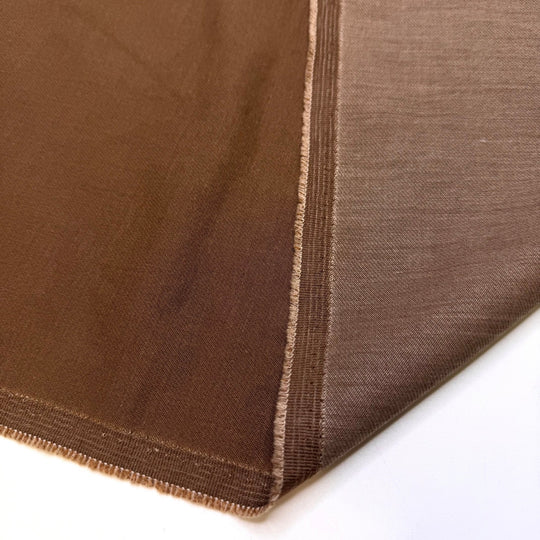Mince Pie - Twill Weave Polyester Blend Woven - Light Brown - Bundles - True Deadstock fabric Fabric by private - Sustainable Textile | FABCYCLE