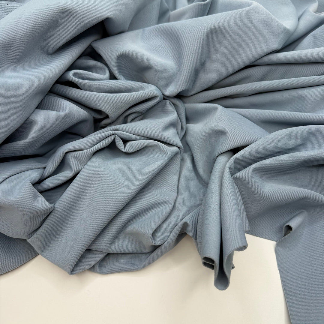 Mint To Be - Brushed Polyester Blend Knit - Light Blue - 4M Bundle - True Deadstock fabric Fabric by private - Sustainable Textile | FABCYCLE
