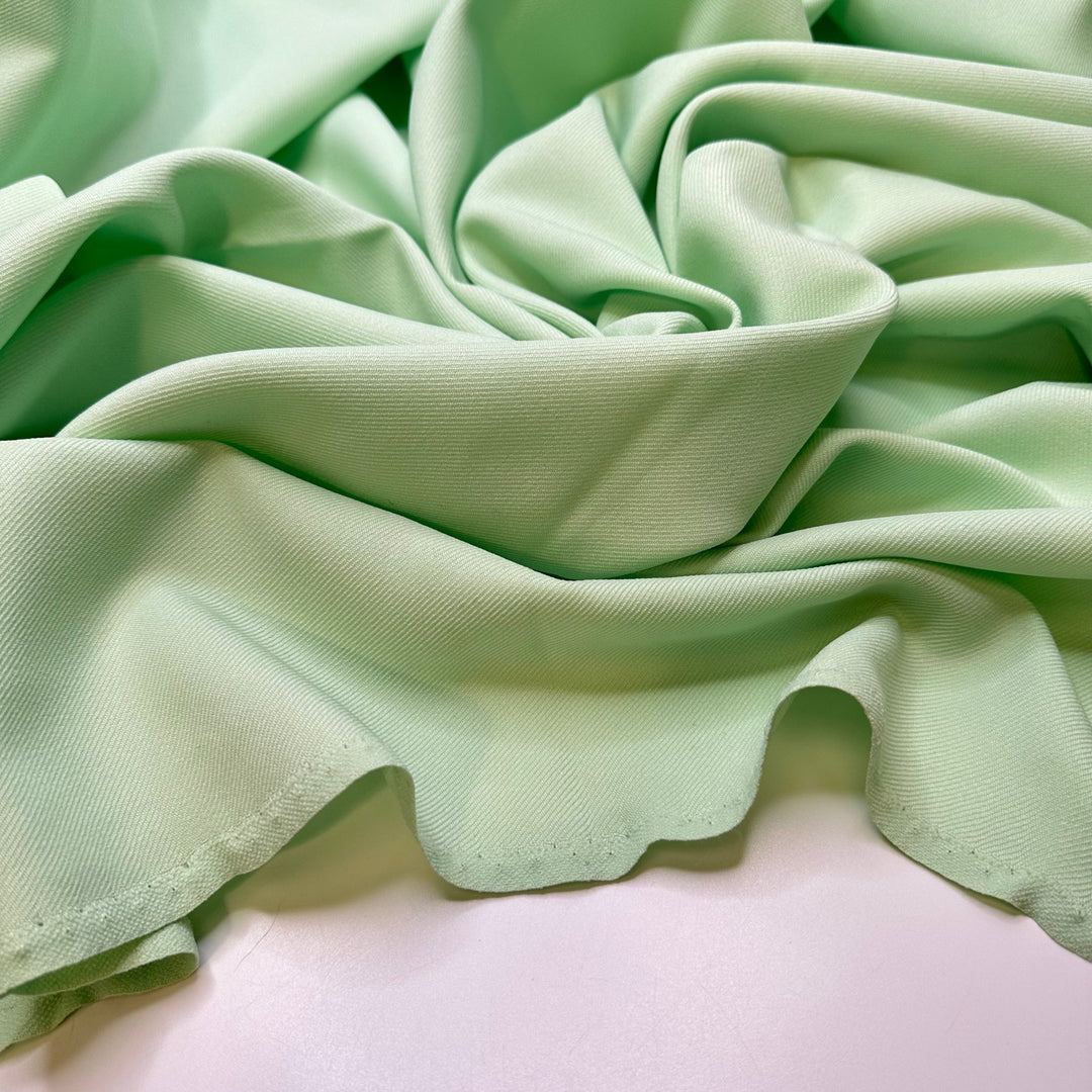 Minty Fresh - Polyester Blend Woven - Light Green - Bundles - True Deadstock fabric Fabric by private - Sustainable Textile | FABCYCLE